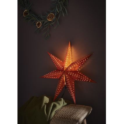Markslöjd 705807 - Juldekoration EMBLA 1xE14/6W/230V Ø 45 cm röd