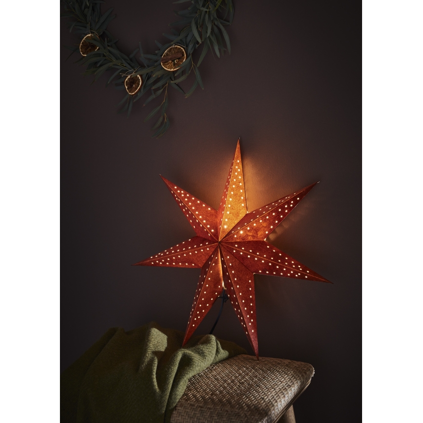 Markslöjd 705807 - Juldekoration EMBLA 1xE14/6W/230V Ø 45 cm röd