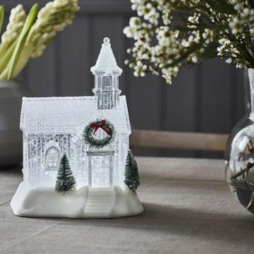 Markslöjd 705820 - LED Julpynt CHAPELLE LED/0,9W/3xAA kyrka