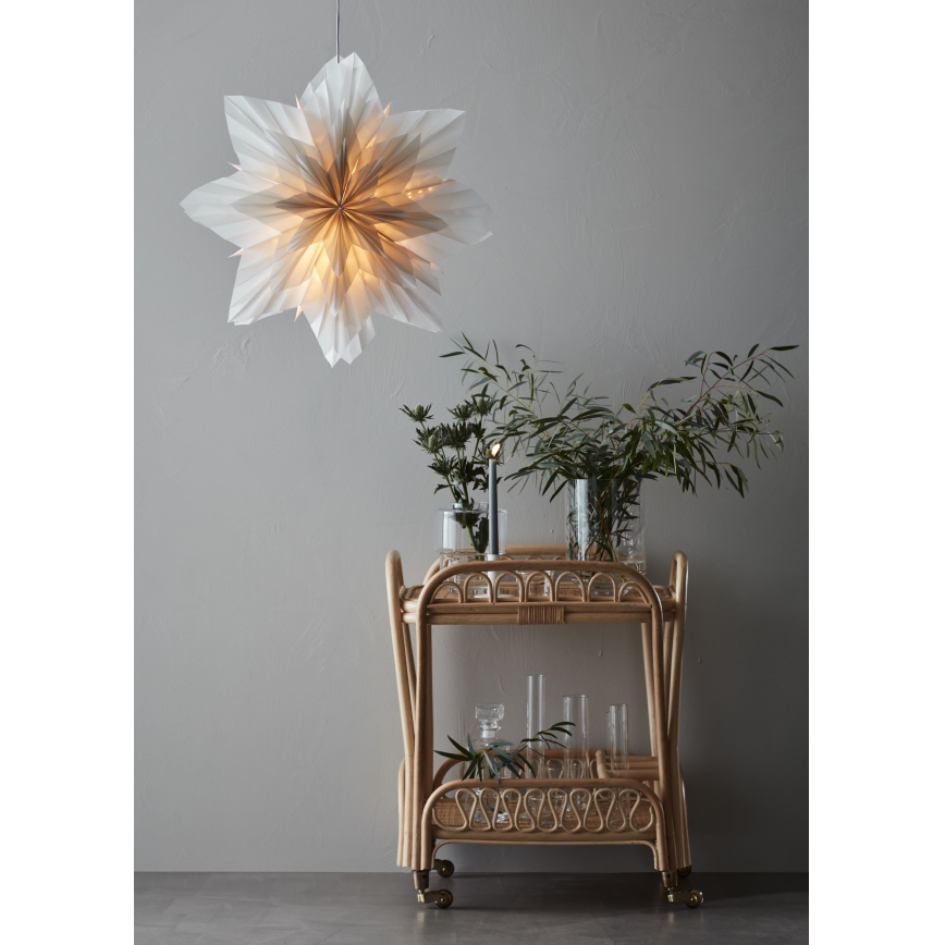 Markslöjd 705835 - Juldekoration NEELA 1xE14/25W/230V diameter 60 cm grå