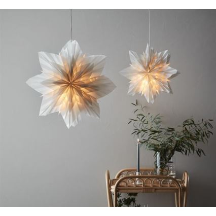 Markslöjd 705835 - Juldekoration NEELA 1xE14/25W/230V diameter 60 cm grå