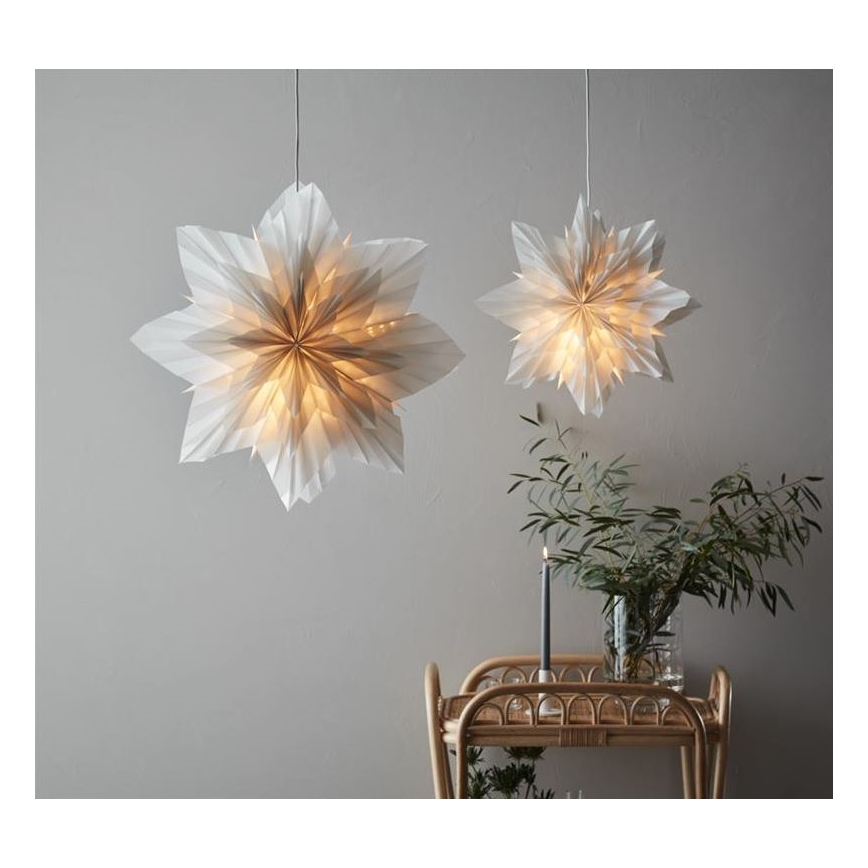 Markslöjd 705835 - Juldekoration NEELA 1xE14/25W/230V diameter 60 cm grå