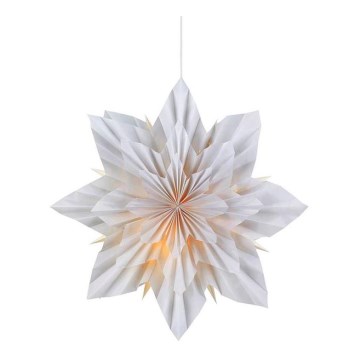Markslöjd 705837 - Juldekoration NEELA 1xE14/25W/230V diameter 45 cm grå