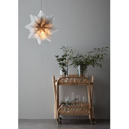 Markslöjd 705837 - Juldekoration NEELA 1xE14/25W/230V diameter 45 cm grå