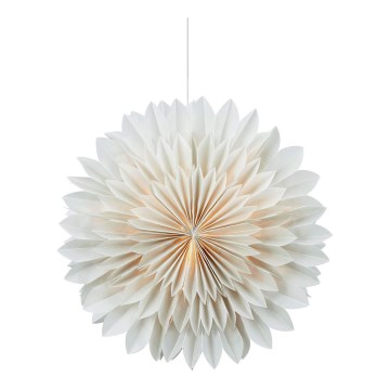 Markslöjd 705841 - Juldekoration SOLINA 1xE14/25W/230V diameter 60 cm vit