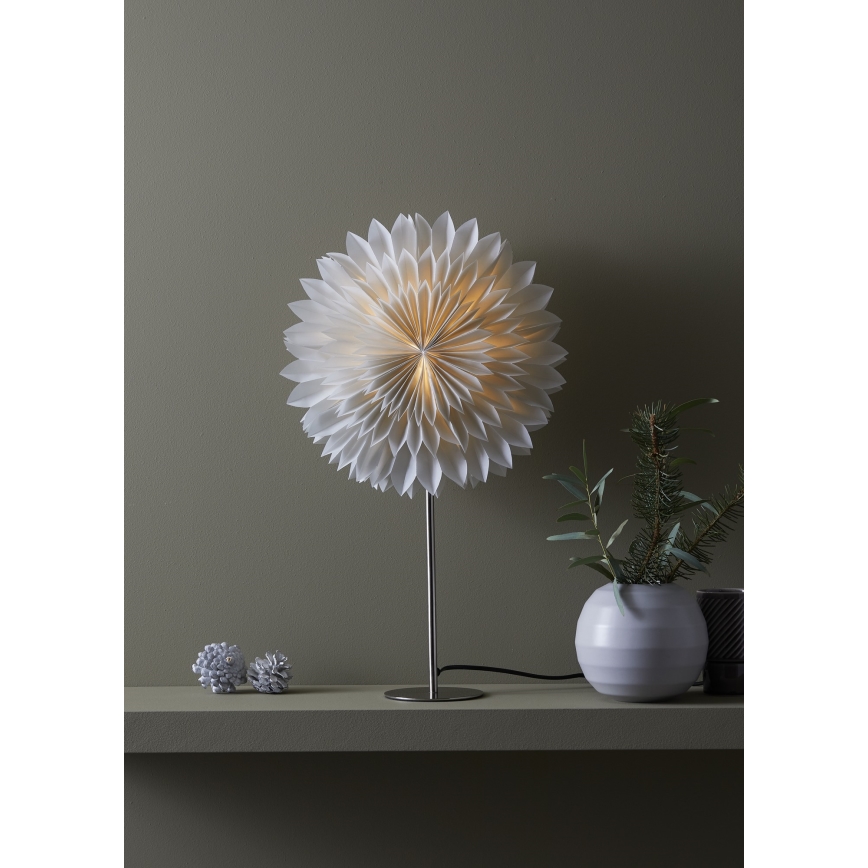 Markslöjd 705845 - Juldekoration SOLINA 1xE14/25W/230V diameter 35 cm vit