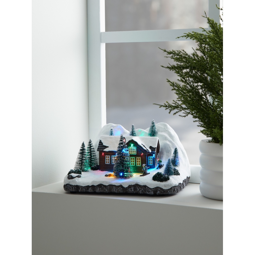 Markslöjd 705899 - LED juldekoration VEMDALEN LED/0,69W/3xAA Flerfärgad