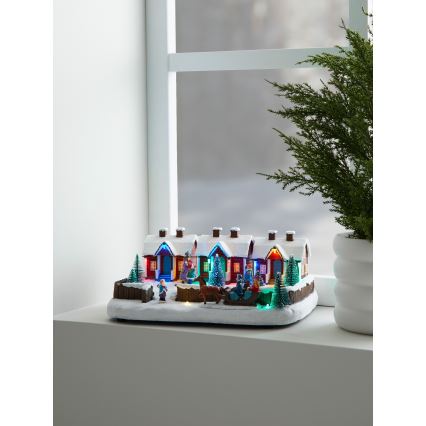 Markslöjd 705901 - LED juldekoration KATTHULT LED/0,51W/4,5V Flerfärgad