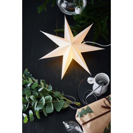 Markslöjd 705926 - Juldekoration LIVELY 1xE14/6W/230V Ø 45 cm vit