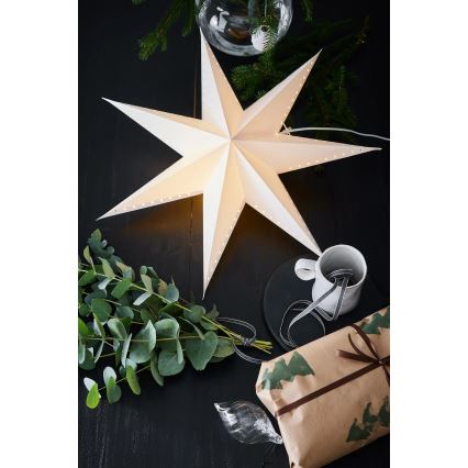 Markslöjd 705927 - Juldekoration LIVELY 1xE14/6W/230V Ø 60 cm vit