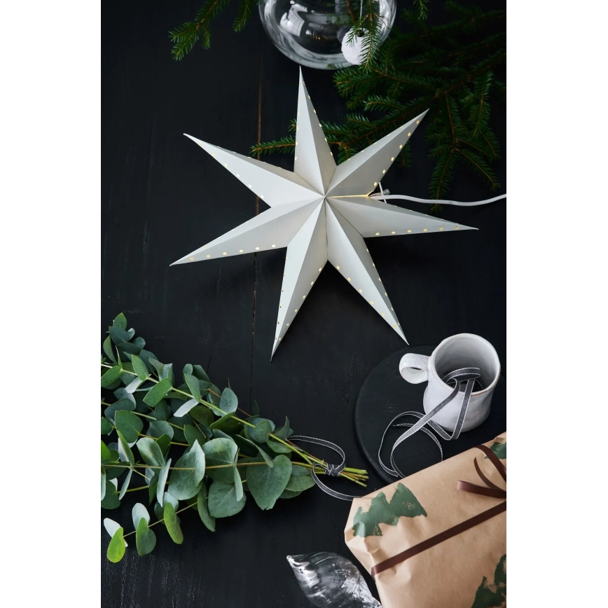 Markslöjd 705929 - Juldekoration LIVELY 1xE14/6W/230V Ø 45 cm, grå