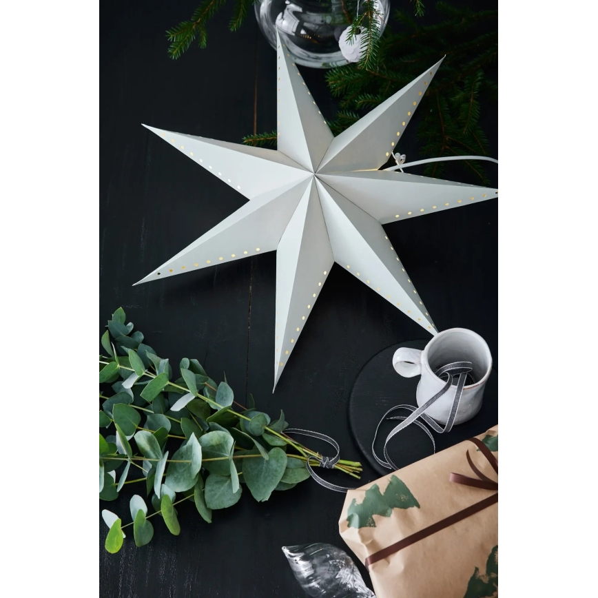 Markslöjd 705930 - Juldekoration LIVELY 1xE14/6W/230V Ø 60 cm grå