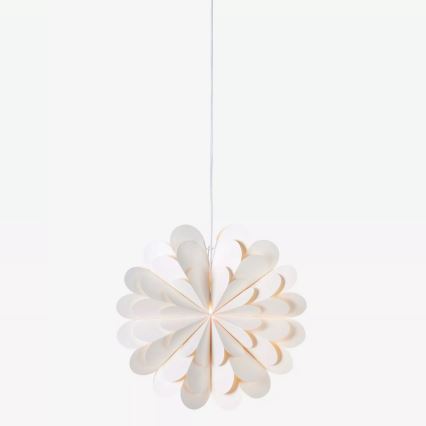 Markslöjd 705944 - Julpynt MARAVILLA 1xE14/25W/230V d. 45 cm vit