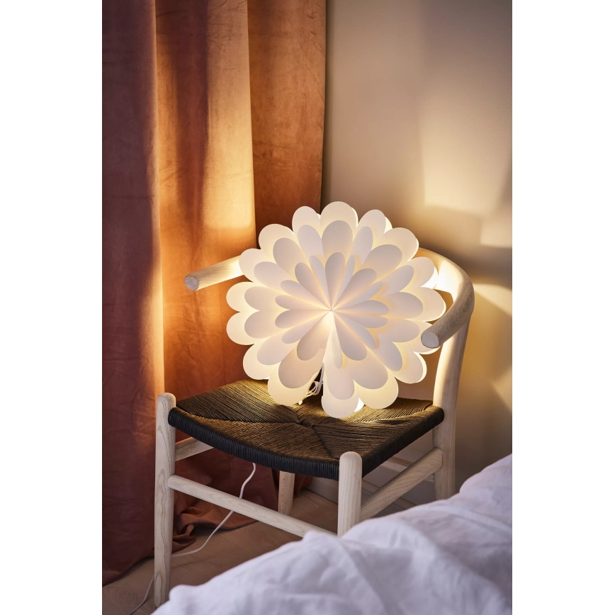 Markslöjd 705944 - Julpynt MARAVILLA 1xE14/25W/230V d. 45 cm vit