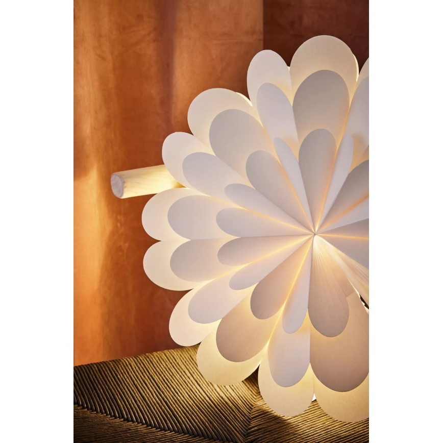 Markslöjd 705944 - Julpynt MARAVILLA 1xE14/25W/230V d. 45 cm vit