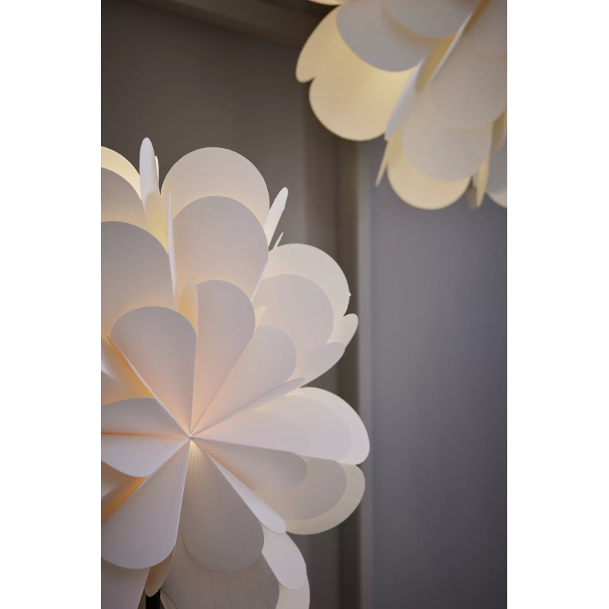 Markslöjd 705944 - Julpynt MARAVILLA 1xE14/25W/230V d. 45 cm vit