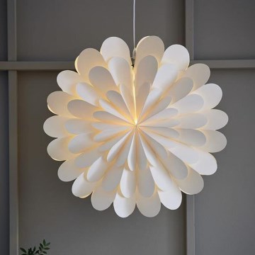 Markslöjd 705945 - Julpynt MARAVILLA 1xE14/25W/230V d. 60 cm vit