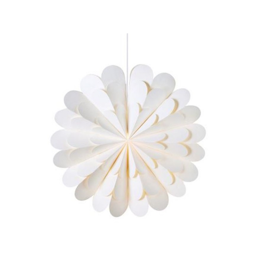 Markslöjd 705945 - Julpynt MARAVILLA 1xE14/25W/230V d. 60 cm vit