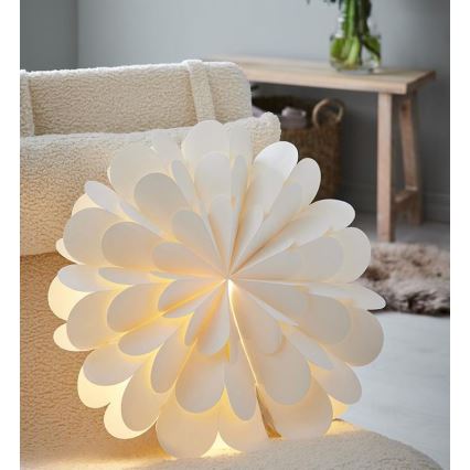 Markslöjd 705945 - Julpynt MARAVILLA 1xE14/25W/230V d. 60 cm vit