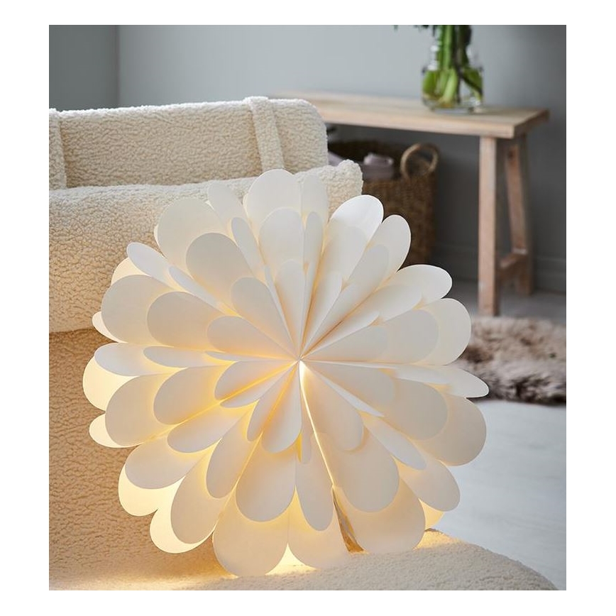 Markslöjd 705945 - Julpynt MARAVILLA 1xE14/25W/230V d. 60 cm vit