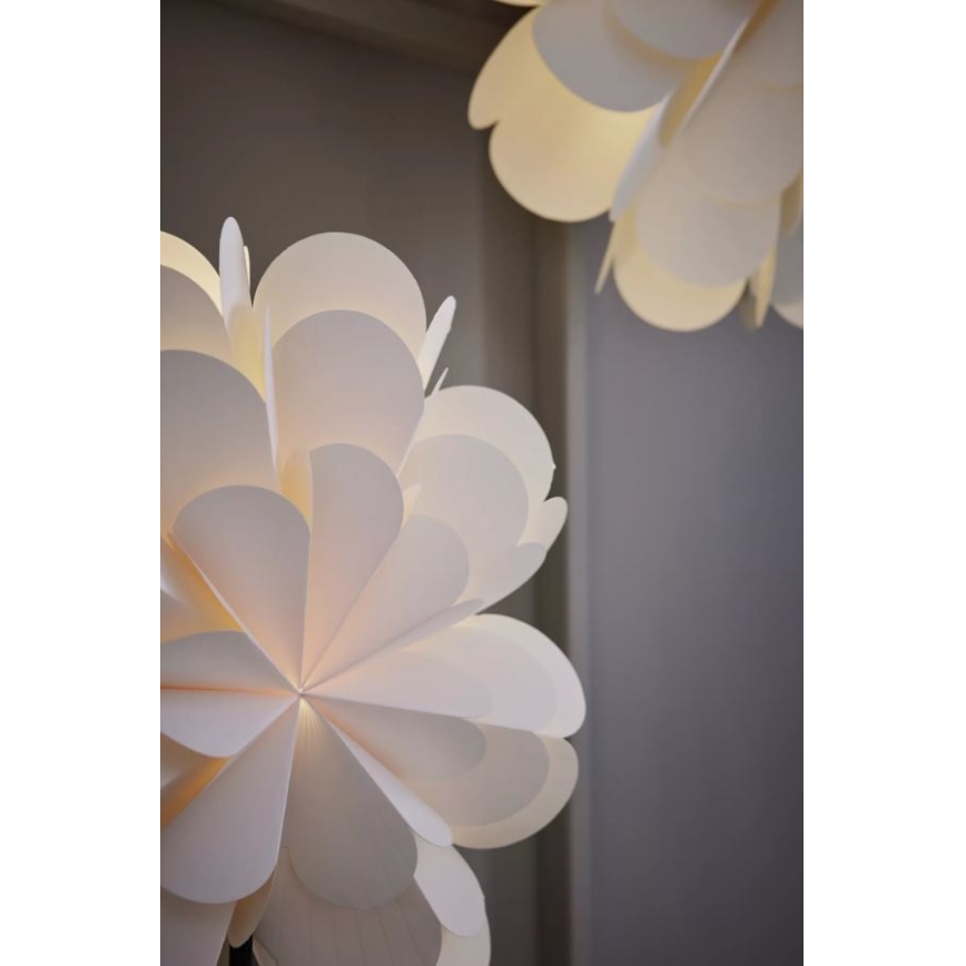 Markslöjd 705946 - Julpynt MARAVILLA 1xE14/25W/230V 68 cm vit/svart