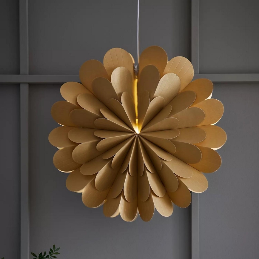 Markslöjd 705949 - Julpynt MARAVILLA 1xE14/25W/230V d. 60 cm guld