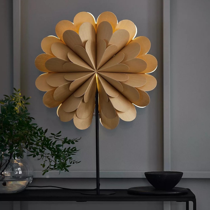 Markslöjd 705950 - Julpynt MARAVILLA 1xE14/25W/230V 68 cm guld/svart