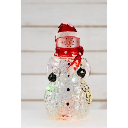 Markslöjd 706045 - LED juldekoration HENRY LED/0,06W/3xAAA snögubbe