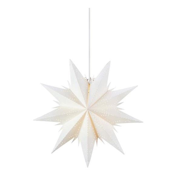 Markslöjd 706047 - Juldekoration DORA 1xE14/25W/230V diameter 45 cm vit