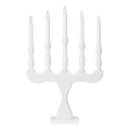 Markslöjd 706278 - Julstake SVANEHOLM 5xE10/3W/230V furu/vit