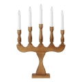 Markslöjd 706279 - Adventsljusstake SVANEHOLM 5xE10/3W/230V tall/brun