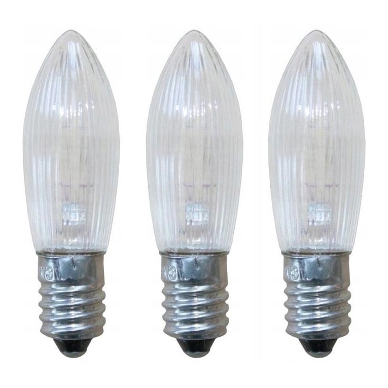 Markslöjd 8263 - KIT 3x Slitstark utökad garanti 2 år TOPPLAMPA E10/3W/34V