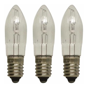 Markslöjd 8264 - KIT 3x Slitstark utökad garanti 2 år TOPPLAMPA E10/3W/55V