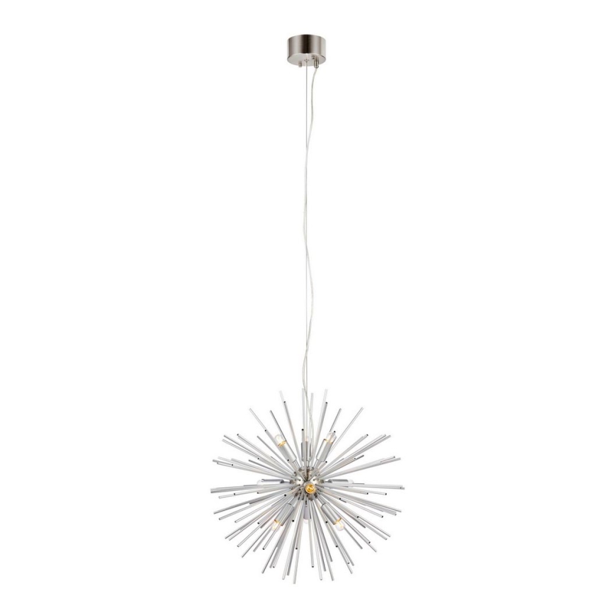 Marstlöjd 108049 - Ljusskrona med upphängningsrem  SOLEIL 9xE14/20W/230V silver