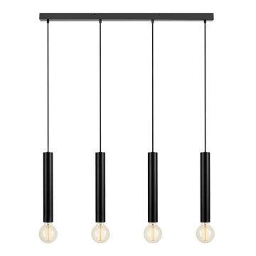 Marstlöjd 108264 - Ljusskrona med upphängningsrem  SENCILLO 4xE27/40W/230V svart 
