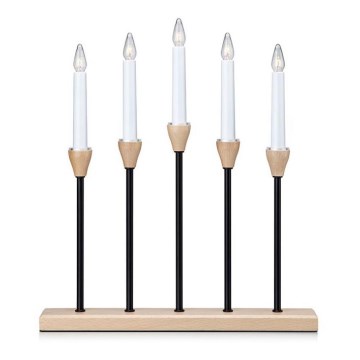 Marstlöjd 704160 - Jul ljusstake  JOHANSFORS 5xE10/3W/230V