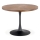 Matbord CARMELO 75x100 cm svart/brun