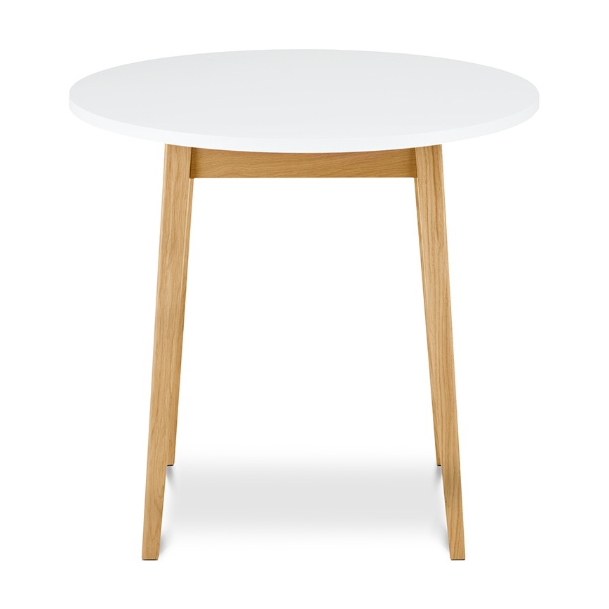 Matbord FRISK 75x80 cm vit/ek