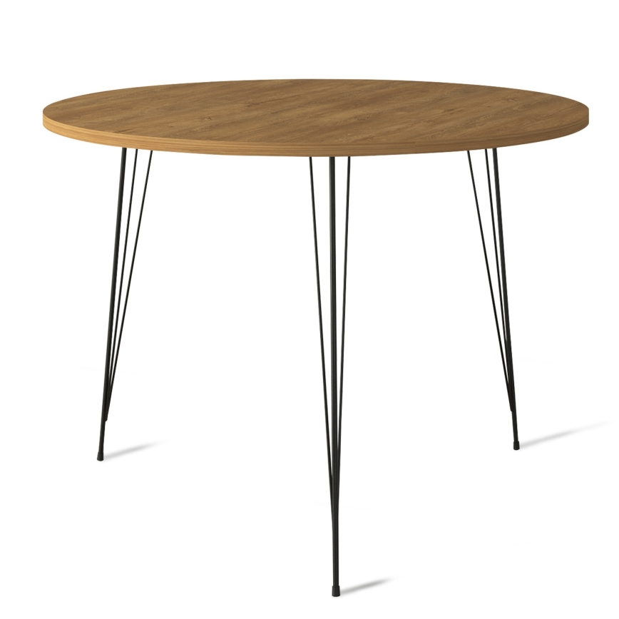Matbord SANDALF 75x90 cm brunt