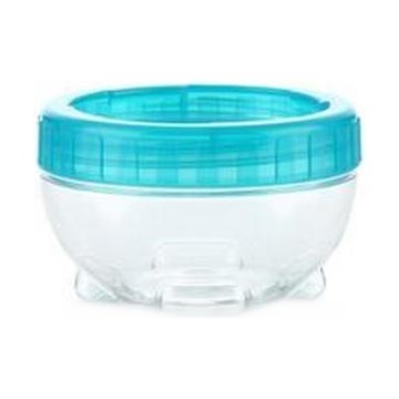 Matburk INTERLOCK 0,18 l turkos/genomskinlig