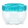 Matburk INTERLOCK 0,3 l turkos/genomskinlig