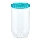 Matburk INTERLOCK 1 l turkos/genomskinlig