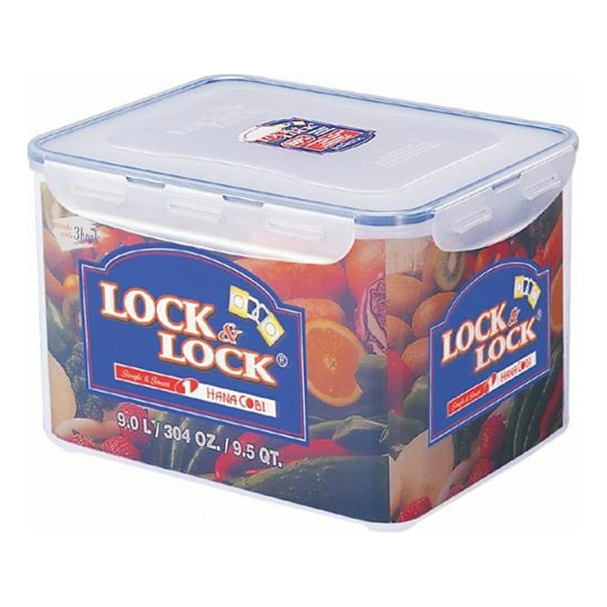 Matförvaringsbehållare 9 l LOCK blå