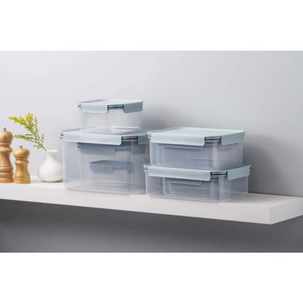 Matförvaringsburk CLASSIC PLUS 1,25 l blå/genomskinlig