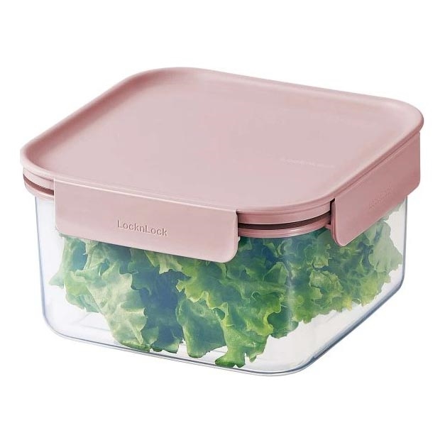 Matförvaringsburk CLASSIC PLUS 1,25 l rosa/genomskinlig