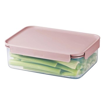 Matförvaringsburk CLASSIC PLUS 2,8 l, rosa/transparent