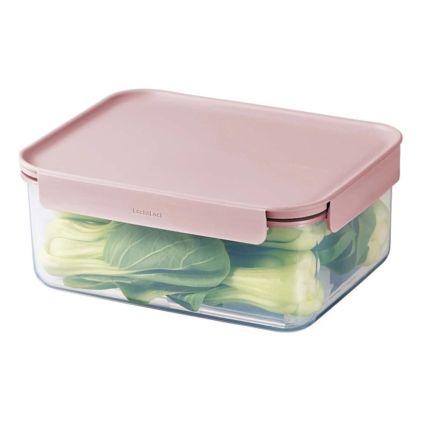Matförvaringsburk CLASSIC PLUS 2 l rosa/genomskinlig