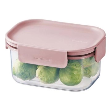 Matförvaringsburk CLASSIC PLUS 385 ml rosa/transparent