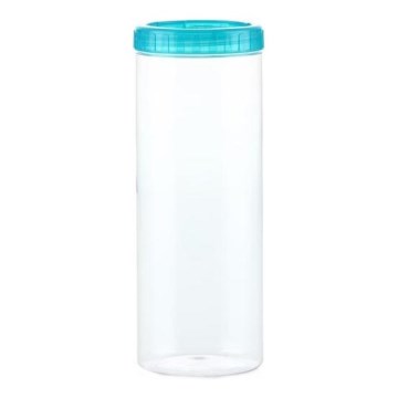 Matlåda INTERLOCK 1,6 l turkos/genomskinlig