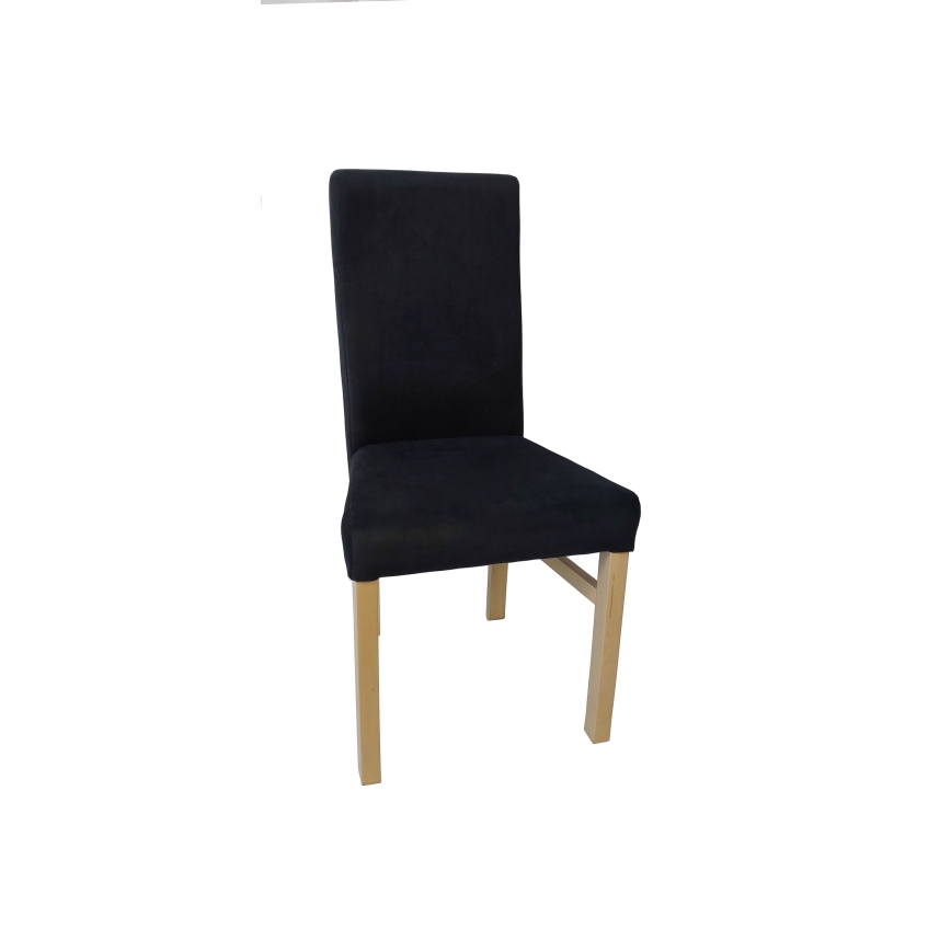 Matstol ALISON svart/bok